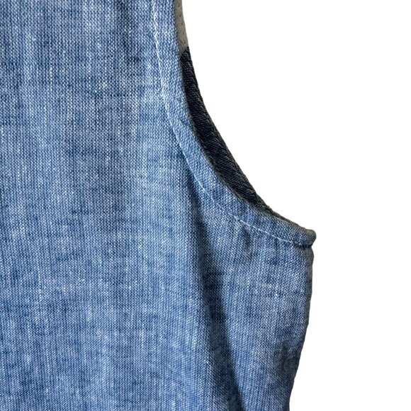 Beachlunchlounge Jaylene sleeveless Shift Dress Coastal Casual Summer Nautical - Picture 6 of 11